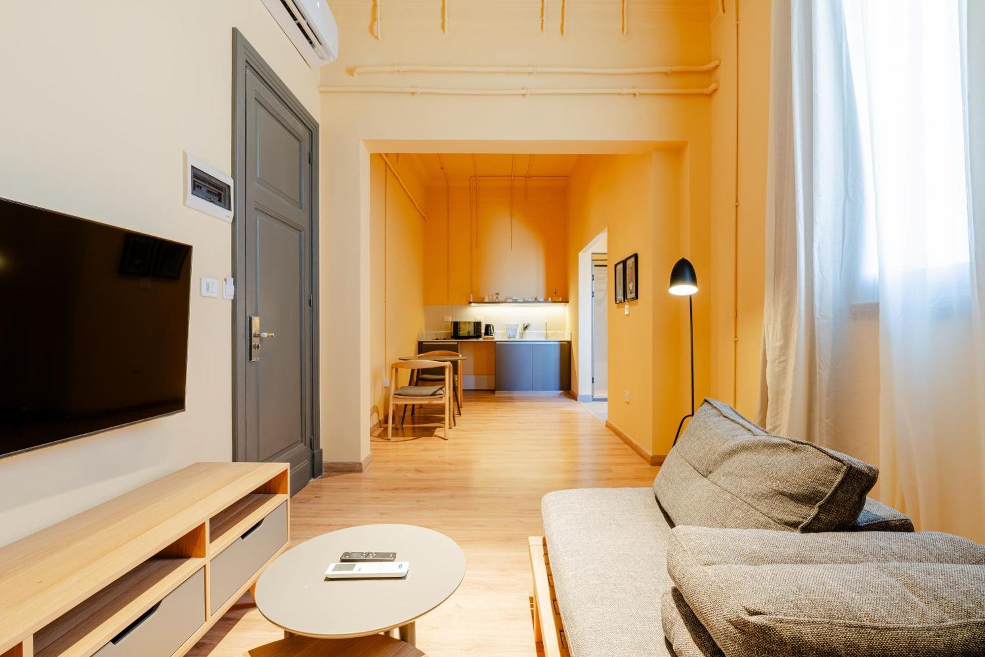 Grey L Studio Apartments Downtown Alexandria Menasce House Ngoại thất bức ảnh
